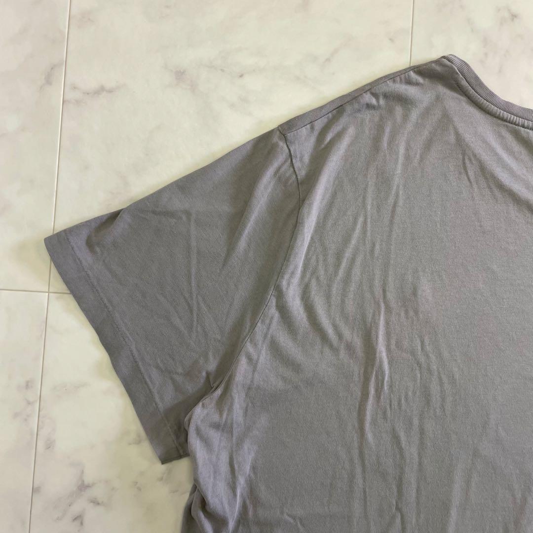 古着 POLO RALPH LAUREN 半袖VネックTシャツ グレー XXL（画像 10/14）
