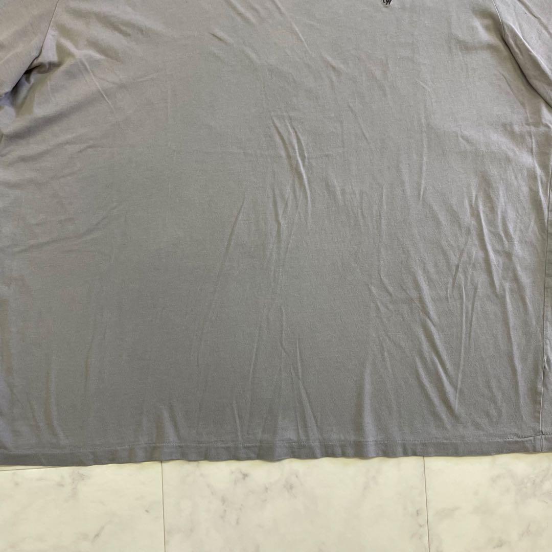 古着 POLO RALPH LAUREN 半袖VネックTシャツ グレー XXL（画像 4/14）