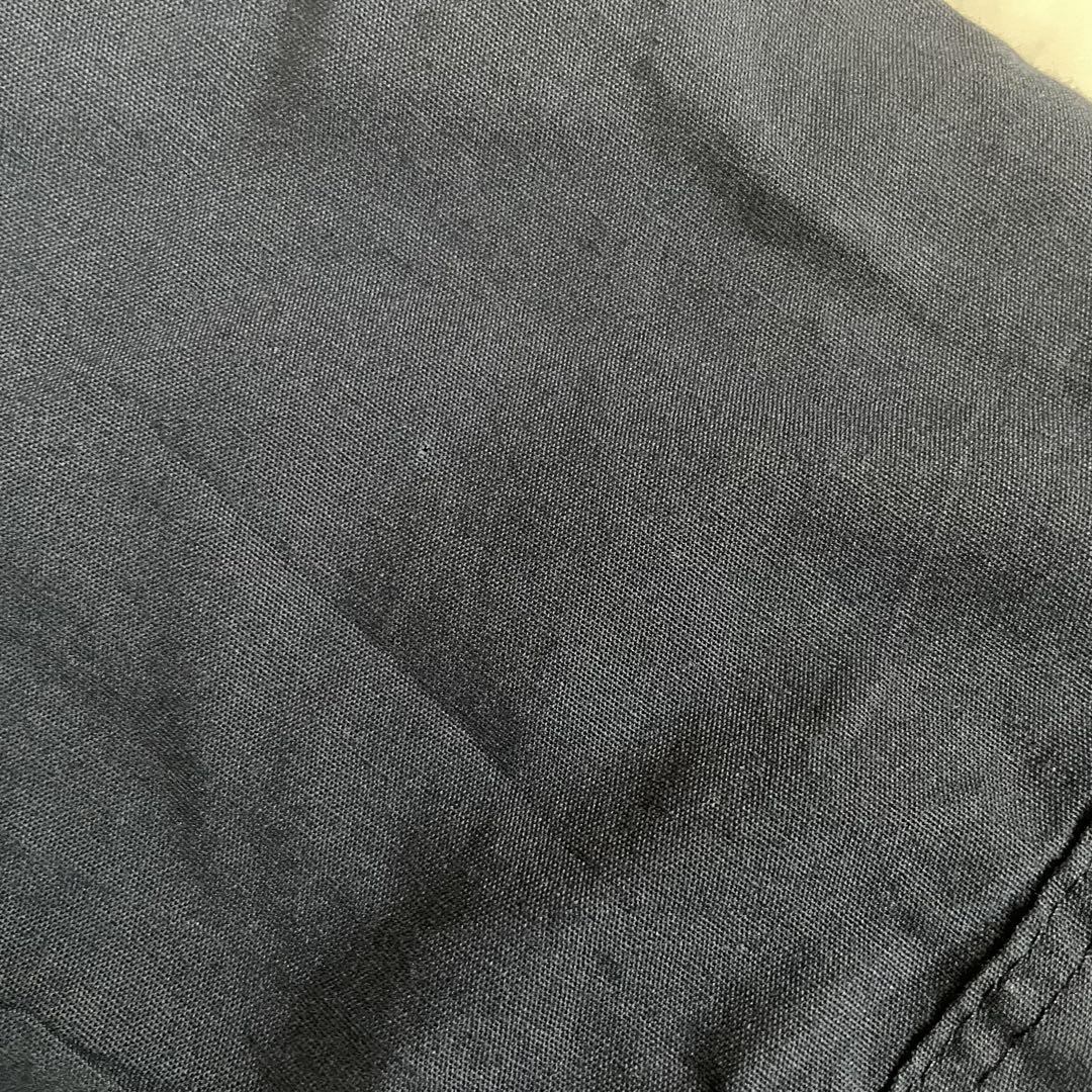 【美品】古着 CINTAS 長袖ワークシャツ Lサイズ ネイビー