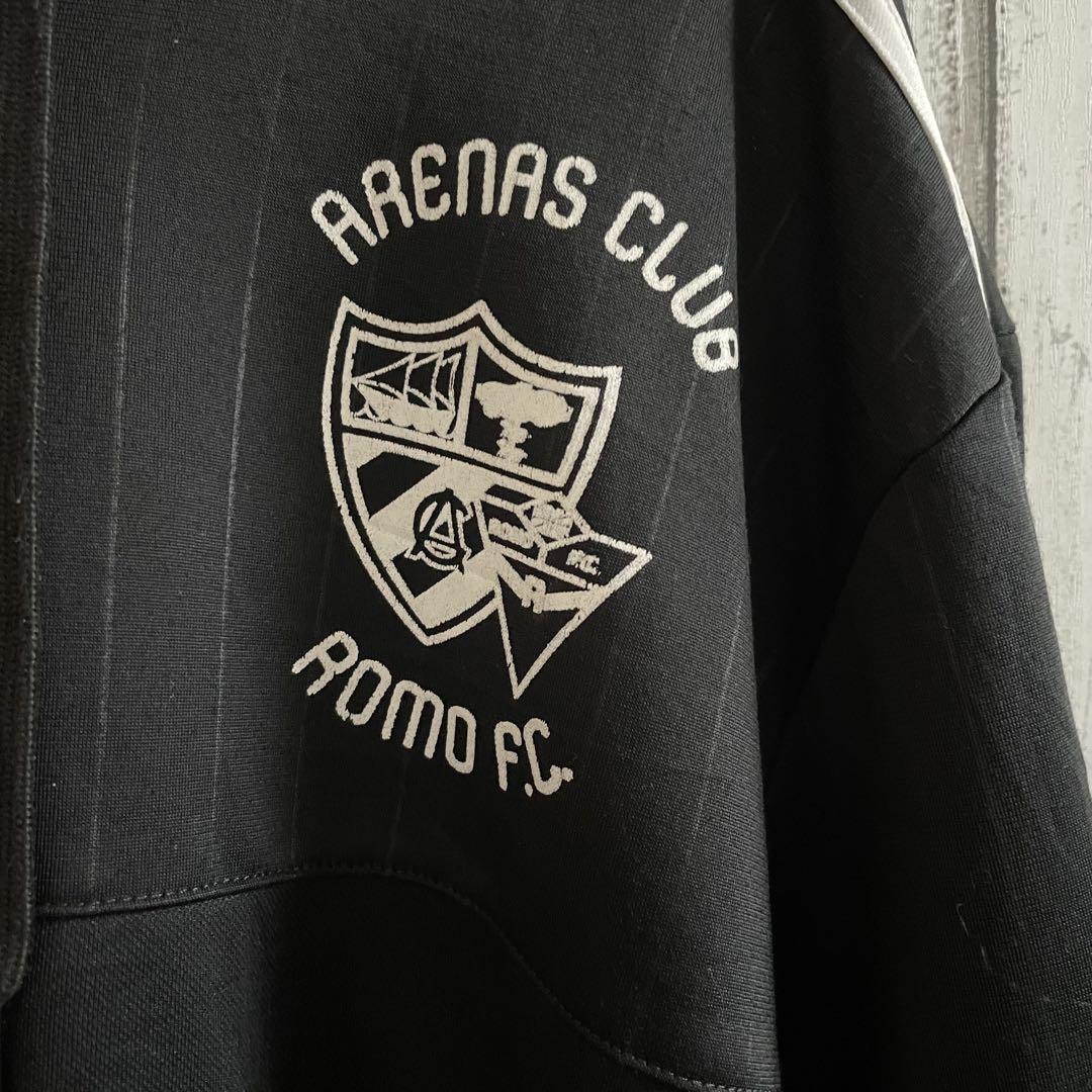 【美品】adidas サッカークラブロゴ入り 長袖パーカー Lサイズ ブラック