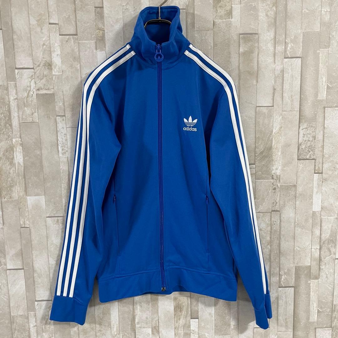 【美品】adidas Originals トラックジャケット サイズ95 青色（画像 2/14）