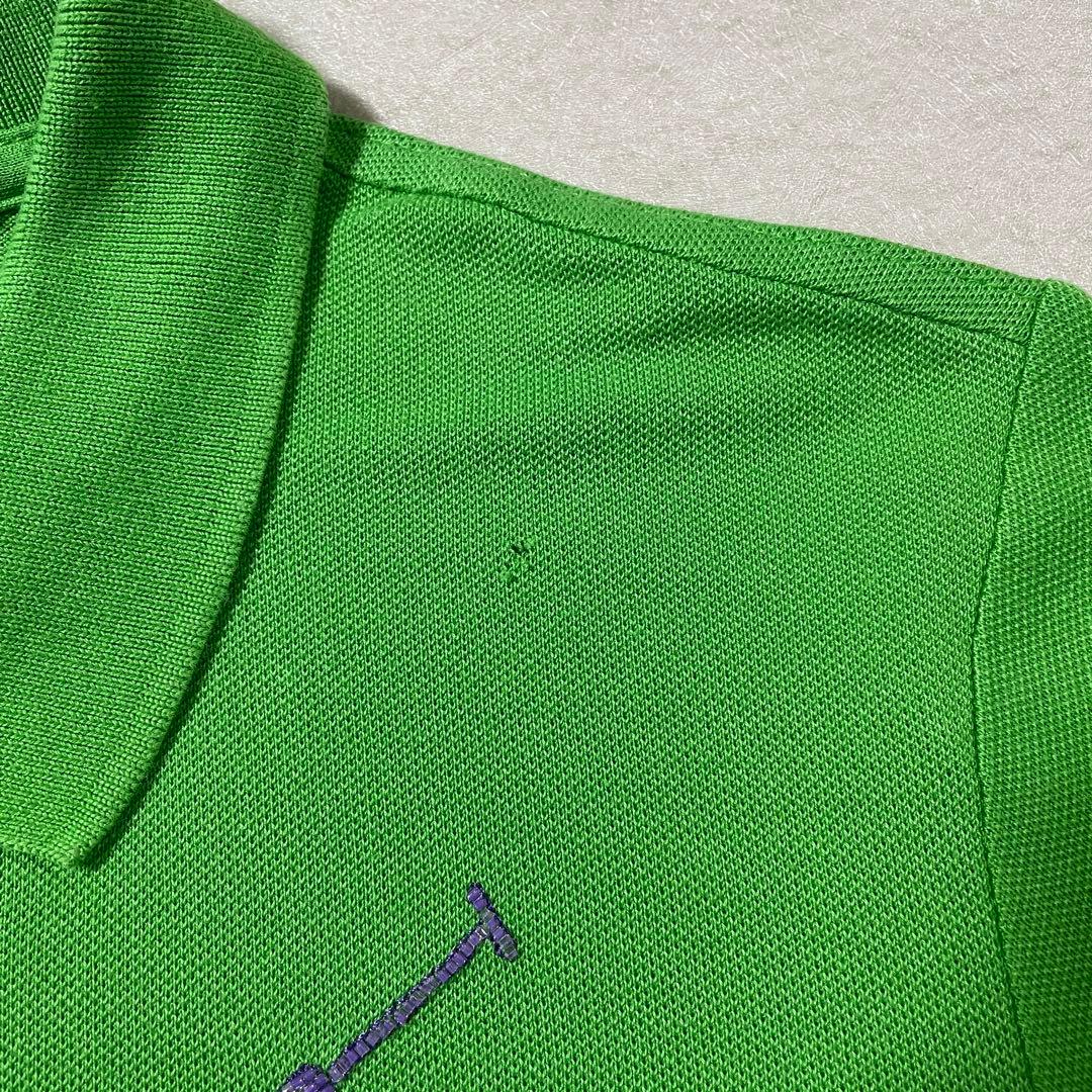 古着 RALPH LAUREN 半袖ポロシャツ ポニー刺繍 グリーン M（画像 14/19）