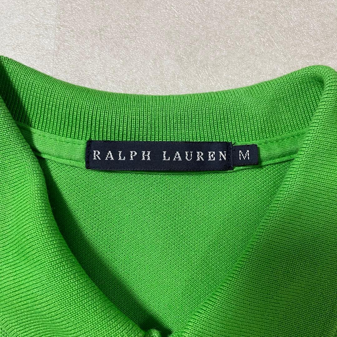 古着 RALPH LAUREN 半袖ポロシャツ ポニー刺繍 グリーン M（画像 16/19）