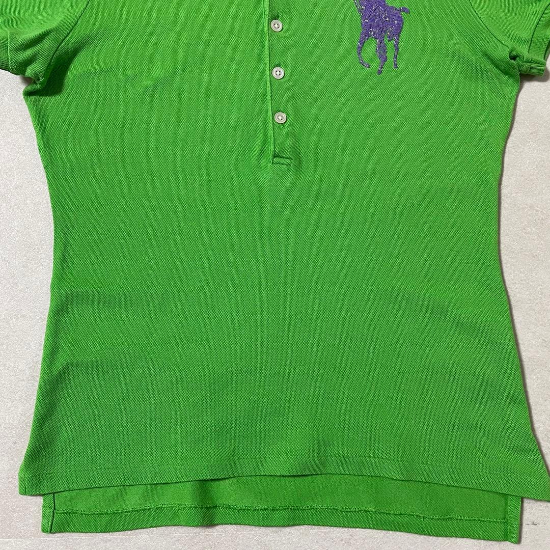 古着 RALPH LAUREN 半袖ポロシャツ ポニー刺繍 グリーン M（画像 5/19）