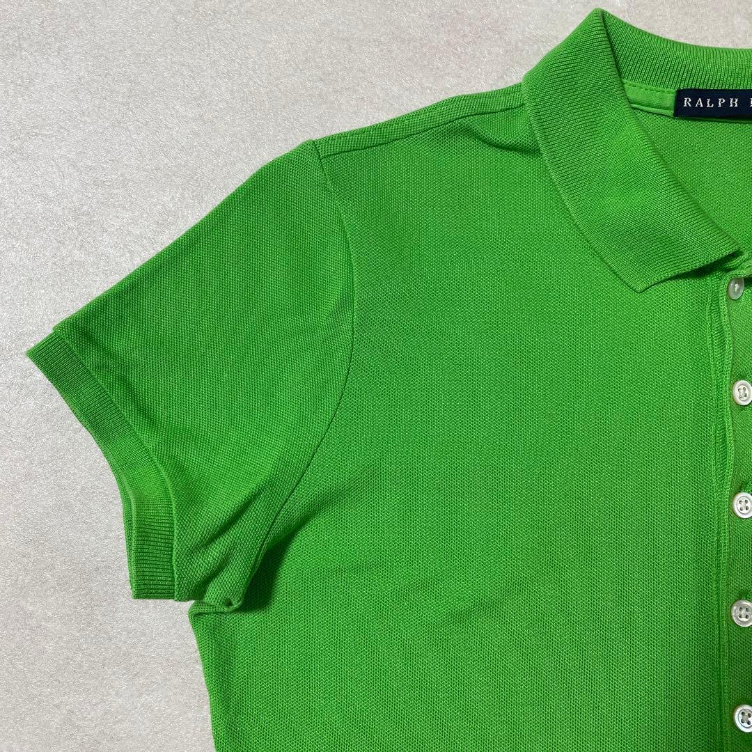 古着 RALPH LAUREN 半袖ポロシャツ ポニー刺繍 グリーン M（画像 6/19）