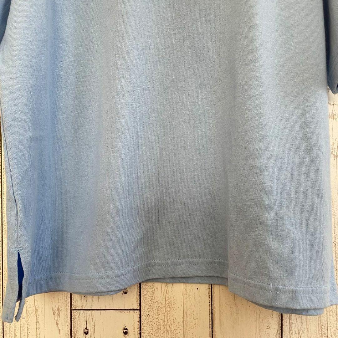 【新品未使用】earth アース レディース 半袖 Tシャツ Fサイズ 水色