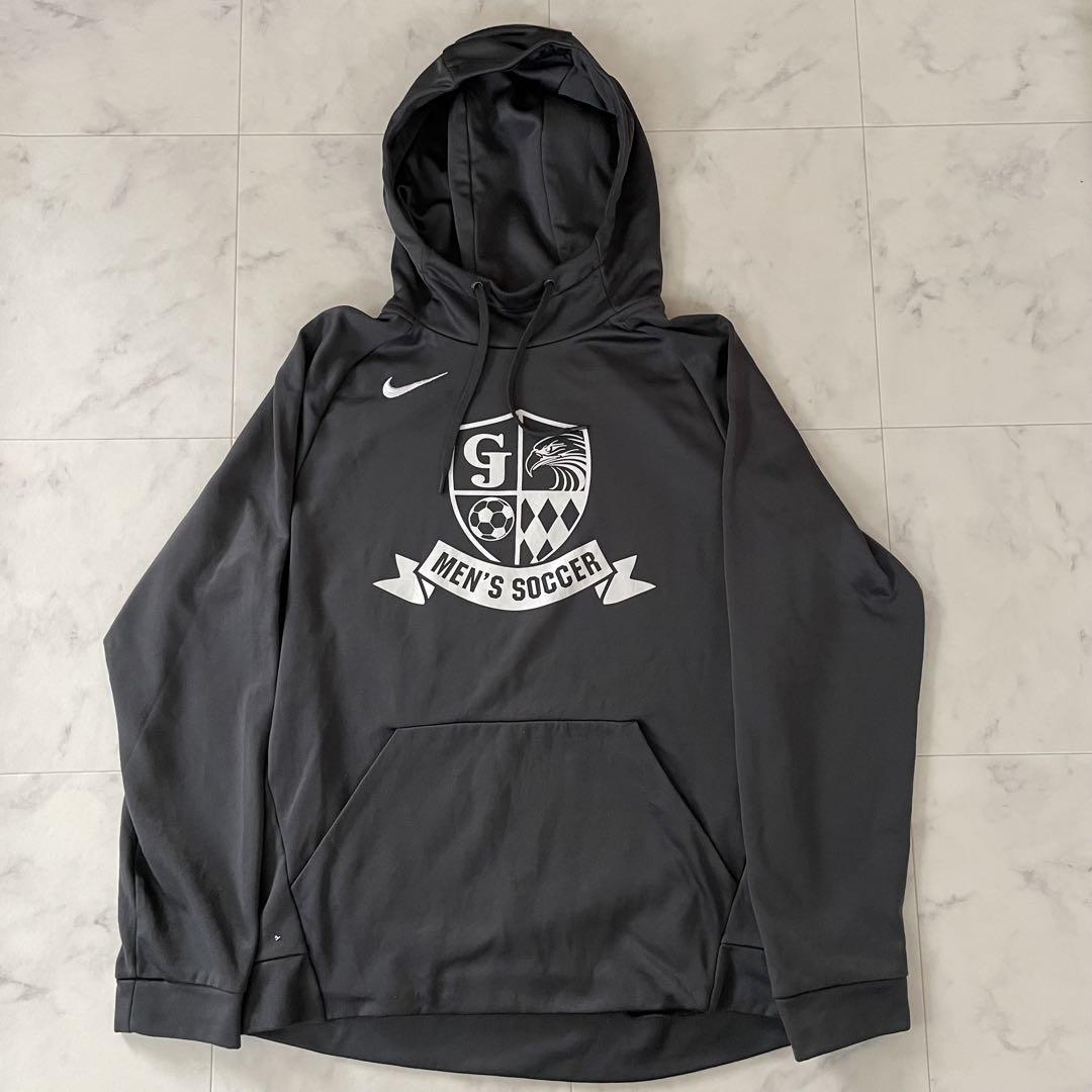 【美品】NIKE ナイキ パーカー DRI-FIT Mサイズ ブラック サッカー