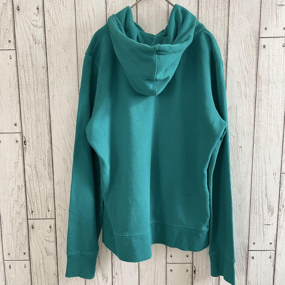 【美品】THE NORTH FACE 長袖パーカー Mサイズ ターコイズブルー
