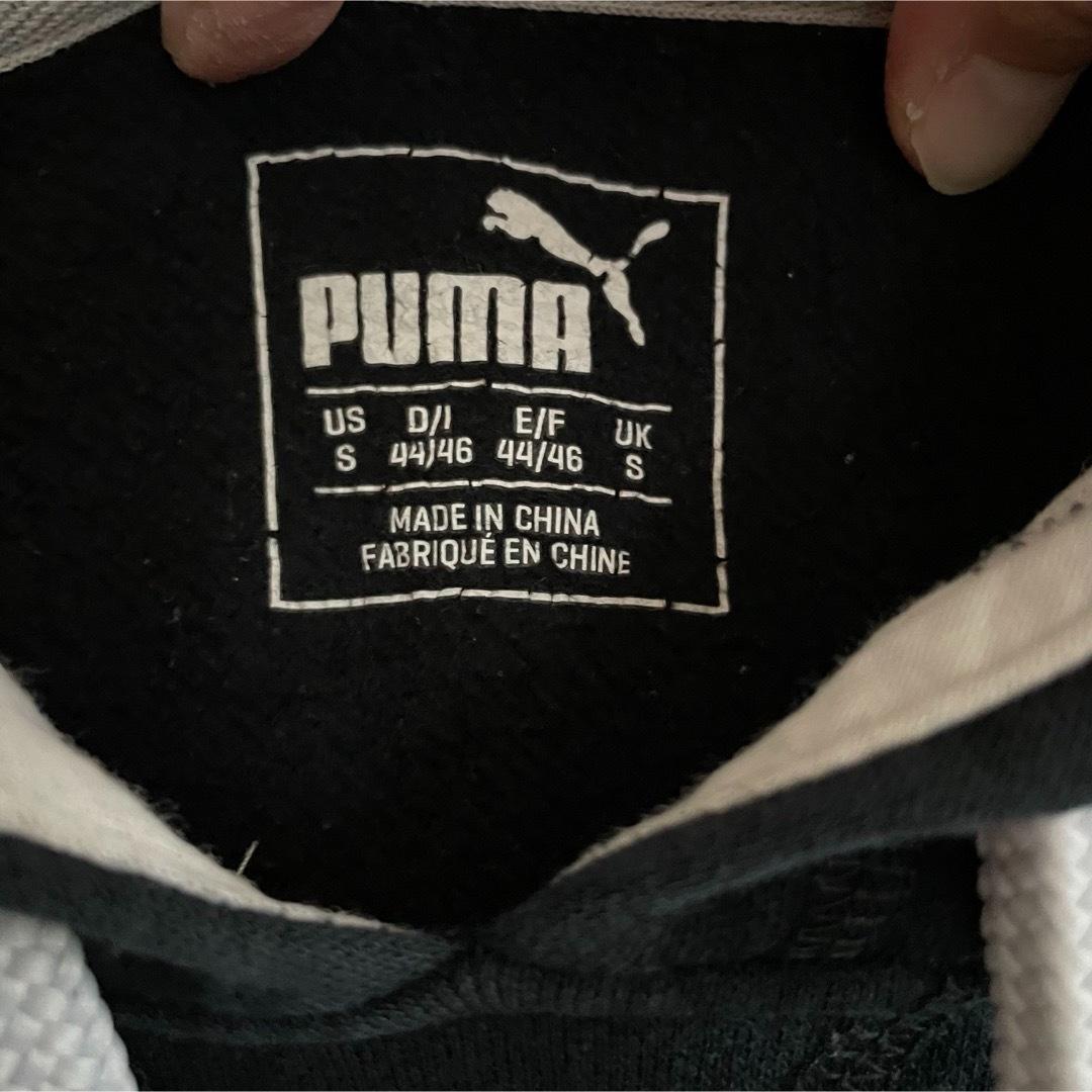 【美品】PUMA プーマ メンズ 長袖パーカー Sサイズ ブラック