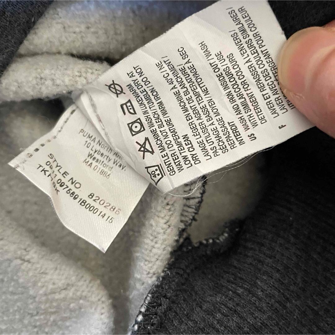 PUMA プーマ メンズ 長袖パーカー Sサイズ グレー ショート丈