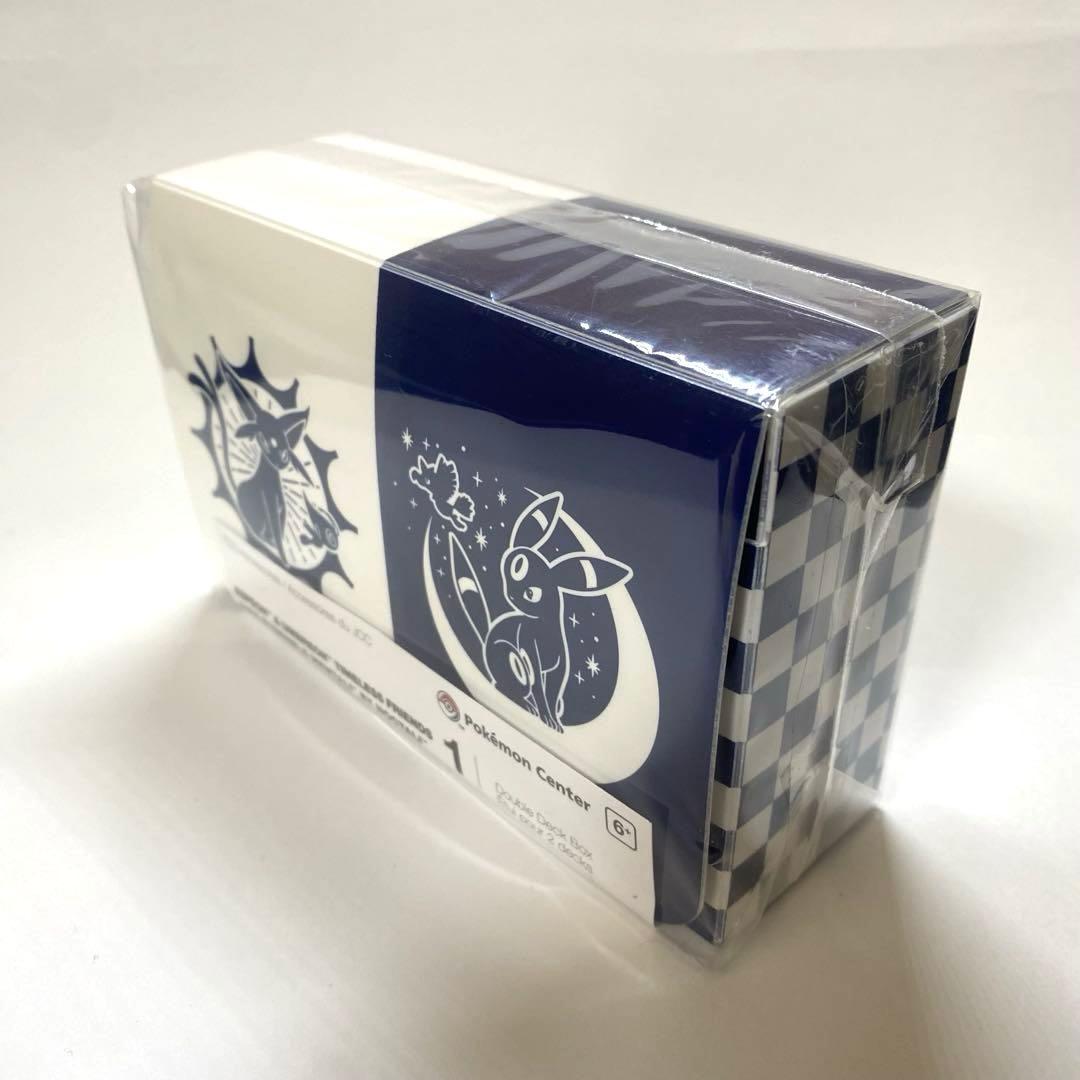 【新品未開封】海外ポケモンセンター限定 ダブルデッキケース エーフィ＆ブラッキー（画像 3/8）