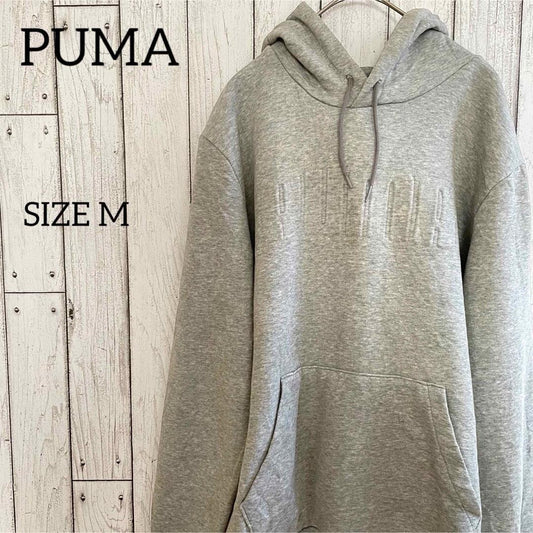 PUMA プーマ メンズ 長袖パーカー Mサイズ グレー