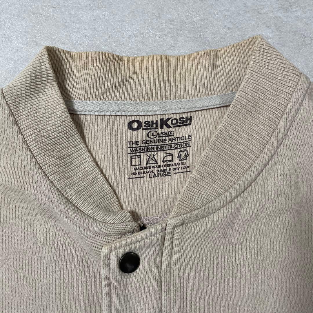 古着 OshKosh 長袖 ブルゾン サイズL ベージュ（画像 5/19）