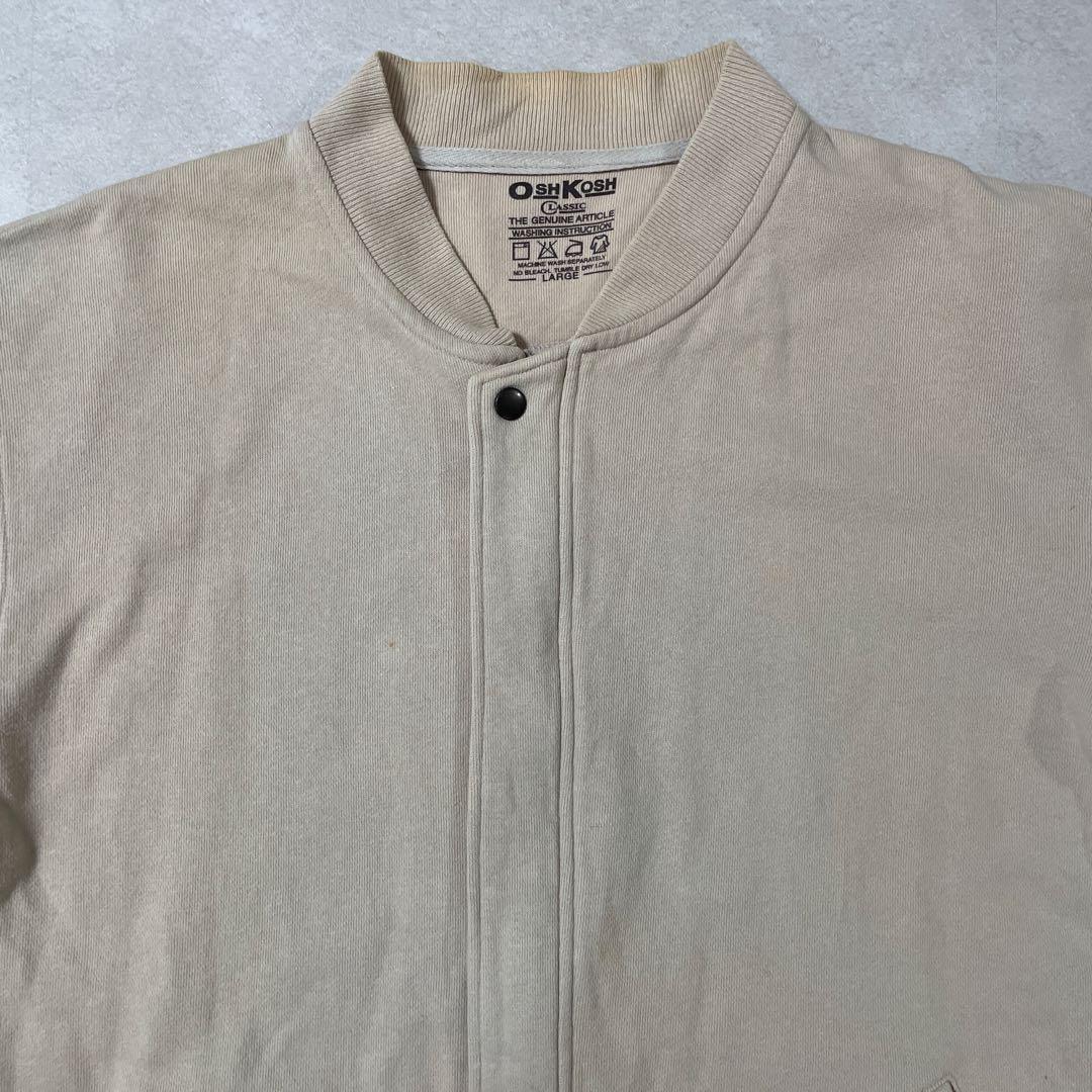 古着 OshKosh 長袖 ブルゾン サイズL ベージュ（画像 6/19）