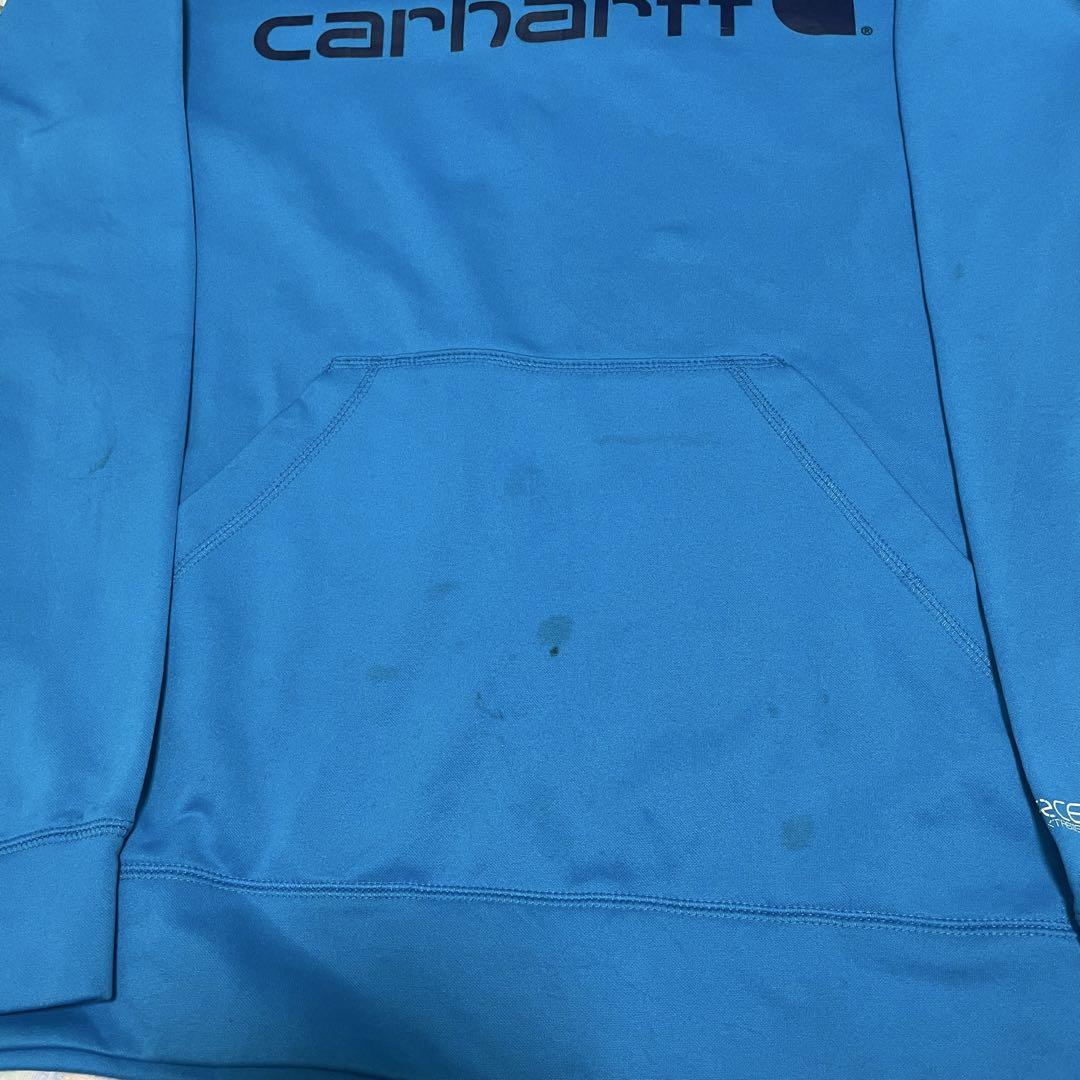 carhartt 長袖パーカー Lサイズ ブルー RELAXED FIT