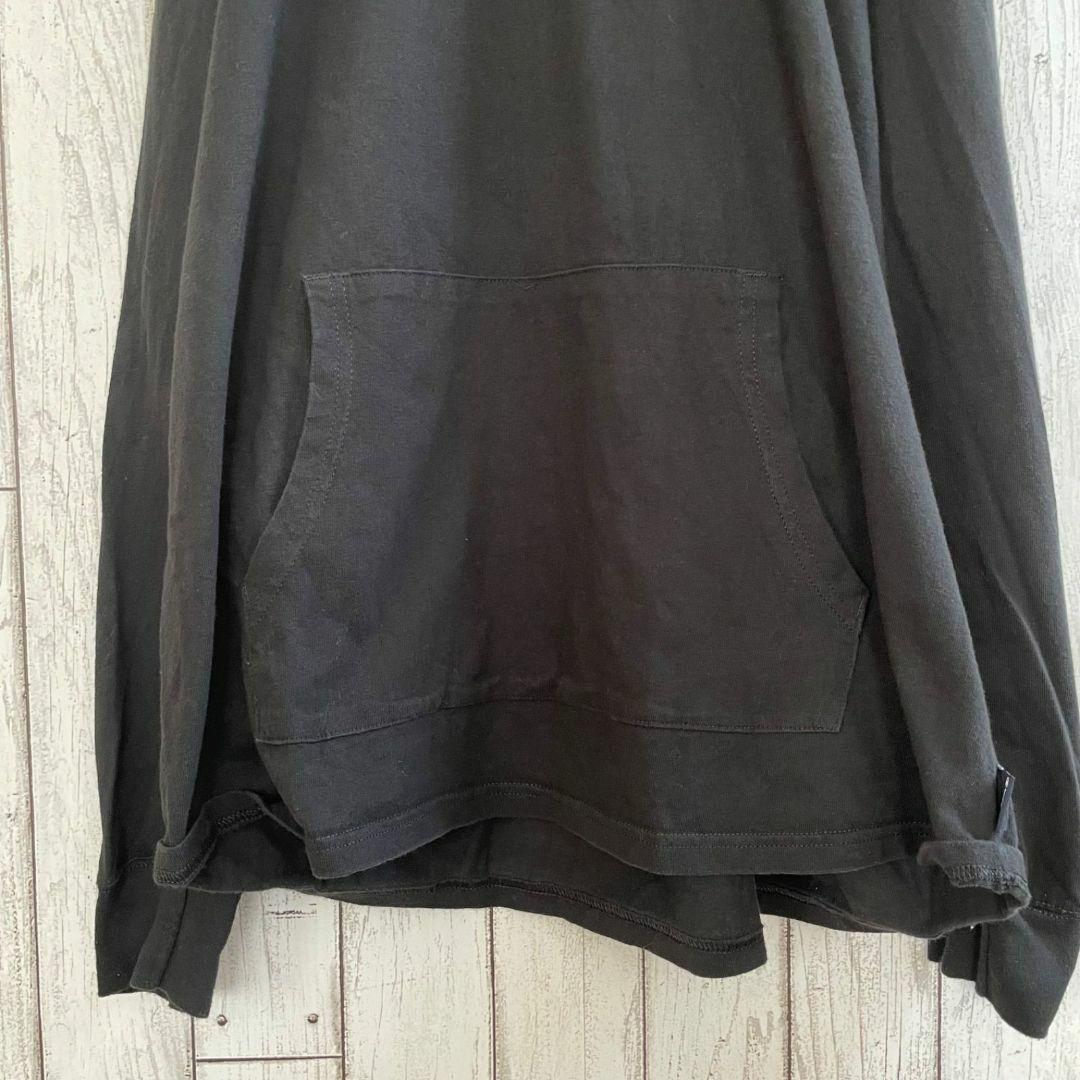 【美品】Champion チャンピオン メンズ 長袖パーカー ブラック