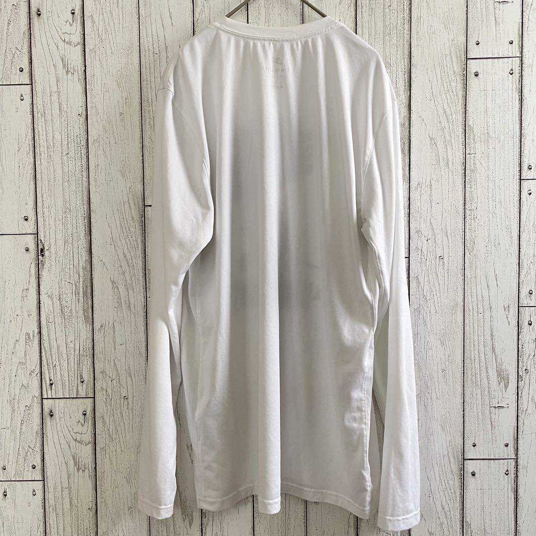 【美品】NIKE 長袖Ｔシャツ Lサイズ ホワイトDRI-FIT