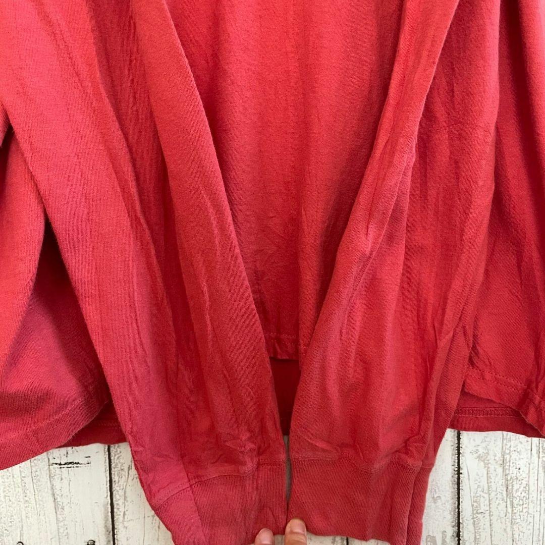 Columbia コロンビア メンズ ロングTシャツ Lサイズ レッド