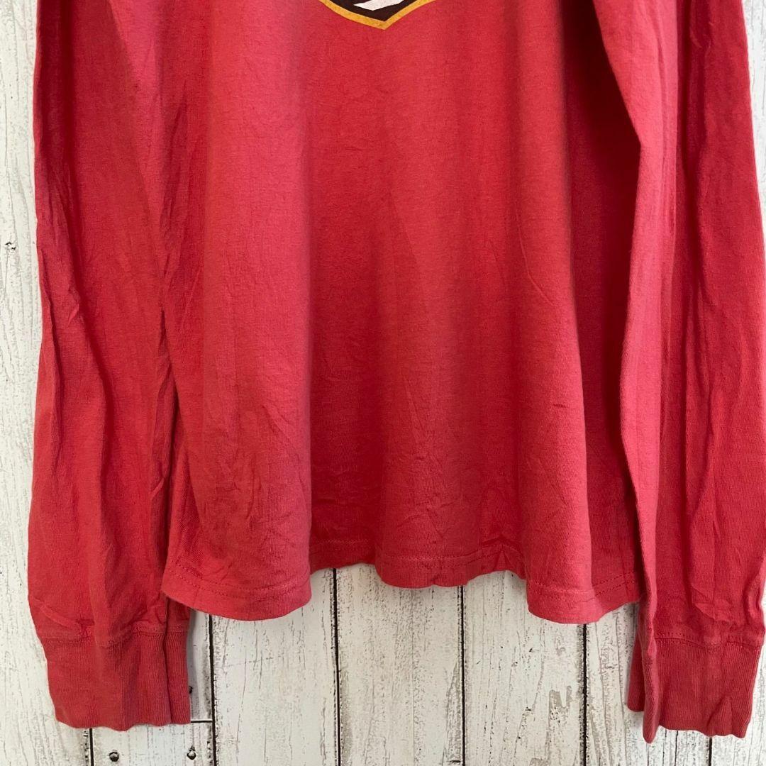 Columbia コロンビア メンズ ロングTシャツ Lサイズ レッド